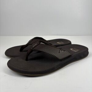 Reef Phantom 2.0 Men's US 11 Dark Brown Comfort Flip-Flop Thong Sandal Slippers